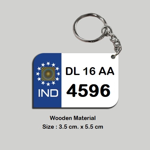 Keychains for Cars, Number Plate Design for Car, Car Keyring