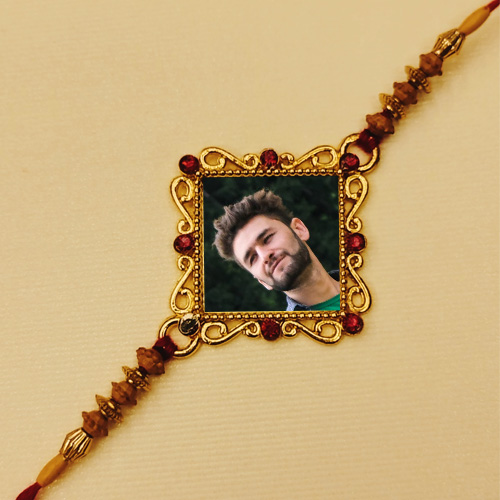 Square metal Rakhi