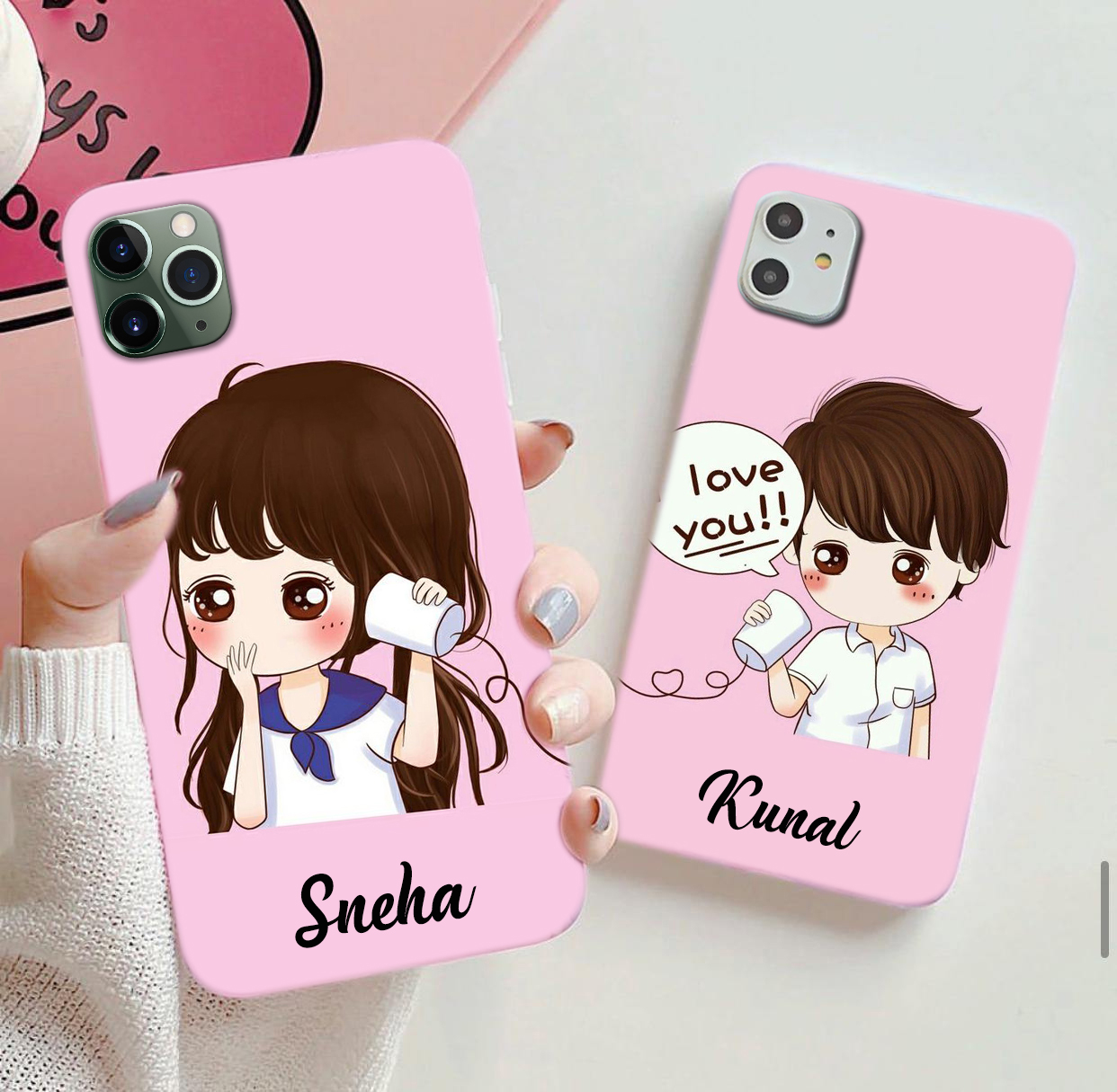 127 – I Love You Couple Phone Case