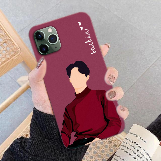 Men In Red Custom Name Phone Cover Designer Mobile Covers For Boys